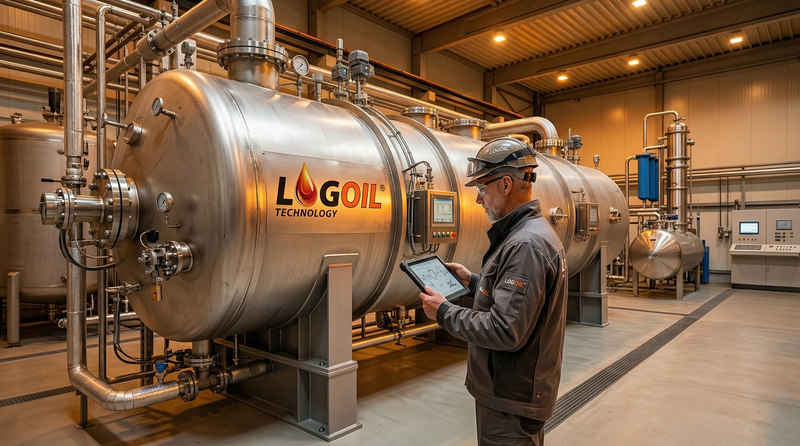 LOGOIL Technology — TKR pyrolysis reactor facility